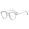 9532 Nuevos Lentes para Miopía Cuidadosamente Seleccionados, Monturas de Lentes Ovaladas de Metal Modernas Coreanas para Hombre, Monturas de Lentes de Metal Modernas Coreanas para Mujer