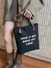 Bolsa de Lona Transfronteriza para Mujer de Gran Capacidad 2025 Nuevo Otoño e Invierno Versátil Bolso de Hombro para Tutoría Bolso Tote Simple para Estudiante Universitario