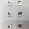 Direto da Fábrica Super Brilhantes Pedras de Vidro Strass Quadrado Cristal Autocolante Strass Acessórios para Joias DIY Acessórios para Celular