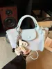 2026 Bolso de Mano de Moda Estilo Coreano con Colores Sólidos Contrastantes, Diseño Simple y Elegante, Textura de Color Sólido, Bolso de Hombro y Cruzado
