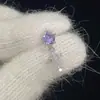 Pendientes Colgantes de Cruz Huazi Super Flash para Mujer, Pendientes Versátiles y Exquisitos