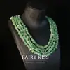 Collar de Piedra Verde Multicapa Vintage Exquisito Best-Seller de Comercio Exterior Versátil Elegante Joyería de Alta Gama Personalizada Cadena para Suéter