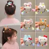 Diadema de Muñeca Divertida de Dibujos Animados para Niños Cuerda de Pelo de Felpa Otoño e Invierno para Niñas Cola de Caballo Alta No Lastima la Cuerda del Pelo Banda de Goma Accesorios para la Cabeza
