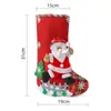 Meias de Natal, Sacolas de Presente de Natal, Meias Pequenas de Natal, Enfeites de Árvore de Natal, Itens Decorativos, Meias de Juta