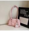 Bolsa de Almofada para Axila Estilo Coreano para Mulheres 2026 Nova Moda Tendência Bolsa de Boliche Grande Capacidade Bolsa para o Dia a Dia