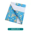 Sudario para cremación, hermoso satén de cinco capas con estampado dorado, sudario y colchón cubiertos de oro y plata, juego completo para hombres y mujeres
