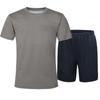 Jihua - Ropa deportiva de verano de manga corta, pantalones cortos de entrenamiento de verano, para deportes al aire libre, fina y transpirable.