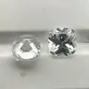 Safira Sintética, Corindo Branco, Oval em Forma de Pera, Em Forma de Gota d'Água, Em Forma de Coração Diamante Solto, Safira Branca Cultivada em Laboratório com Corte Flame