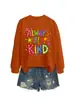 Sudadera casual y cómoda para mujer con estampado floral de grafiti "always be kind", elegante, para comercio exterior, sitio independiente Amazon eBay
