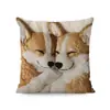 Fundas de Almohada 3D Más Vendidas Transfronterizas con Animales Lindos Adecuadas para Decoración de Sofá y Sala de Estar en Casa, Fundas de Cojín Personalizables