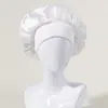 Comercio Exterior Más Vendido Gorro de Noche Elástico de Ala Ancha Popular Europeo y Americano Sombrero Redondo de Satén Sombrero para el Cuidado del Cabello para Mujeres Venta Directa de Fábrica