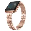 Correa aplicable iwatch S7 Correa Apple watch AppleWatch tres perlas acero correa 6/5 generación personalidad 4/3/2 moda