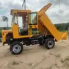 Chasis de Vehículo Minero para Túneles Refuerzo Tracción en las Cuatro Ruedas de Cuerpo Estrecho Vehículo de Transporte Vehículo de Transporte Minero de 3 Toneladas con Tracción en las Cuatro Ruedas