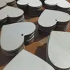 Amor DIY Chips de Madera Cortados con Láser Decoración de Boda Tablero de Madera con Forma de Corazón Múltiples Especificaciones Manualidades Pintadas a Mano para Jardín de Infancia