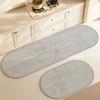 Tapetes de Cocina Estilo Wabi-Sabi, Tapetes Domésticos Absorbentes de Agua y Aceite, Tapetes de Tierra de Diatomeas Resistentes a las Manchas y de Fácil Cuidado, Tapetes Anticaída y Antideslizantes