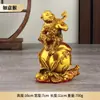 Ornamento de macaco de latão, macaco do zodíaco, fortuna, prosperidade, macaco da longevidade, macaco dourado auspicioso, artesanato para casa, sala de estar, decoração de quarto