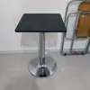 Mesa de Jantar Quadrada Branca Simples Moderna para Casa Apartamento Pequeno Loja de Chá com Leite Cafeteria Recepção de Negociação Varanda Mesa Redonda