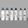 Hervidor de agua deportivo para exteriores de gran capacidad personalizado, hervidor de agua de aluminio con color degradado frío, fabricante de hervidores de agua de acero inoxidable para ciclismo y fitness