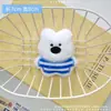Delantal de Peluche Oso Lindo Dibujo Animado Peluche West Highland Terrier Mochila Llavero Accesorios Accesorios de Ropa Venta al por Mayor