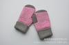 Guantes de lana de punto cálidos para invierno para niños de 1 a 4 años, para bebés, con forro de terciopelo para niños de jardín de infancia, con jacquard y bolsa