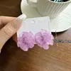 Pendientes de Tachuela de Temperamento Dulce Estilo Francés de Nicho de Gama Alta Versátiles Pendientes Estilo Vacaciones de Hada Pendientes de Flor Pequeña