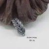 Accesorios de Horquilla Hanfu de Doble Anillo Colgante para Collar DIY Pulsera Estilo Sureño Estilo Antiguo Colgante Doble de Loto Encanto de Mano Pixiu