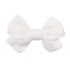 Pinza para el pelo con lazo de tela de color liso para niños, accesorio para el pelo semi-recogido, adorno para el pelo de pinza lateral apto para bebés 3690