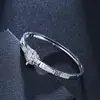 Conjunto de pulsera y anillo de circonita con microincrustaciones y cabeza de leopardo para joyería europea y americana con diseño de explosión transfronteriza de Amazon.