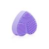 Fabricante Original Almohadilla de Silicona con Forma de Corazón Almohadilla de Limpieza de Dibujos Animados Artefacto de Limpieza Herramienta Limpiadora para Brochas de Maquillaje