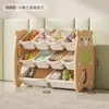Estante Organizadora de Brinquedos para Crianças Estante de Armazenamento para Bebês Organizador de Classificação Multi-Camadas Armário de Armazenamento Doméstico Estante para Livros Ilustrados