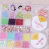 Conjunto de Acessórios Populares DIY para Miçangas Transfronteiriças Resina Miçangas Pequenas Materiais para Pulseira Colar Educacional Infantil Joias