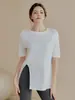 Top de yoga ligero y holgado de verano directo de fábrica para mujer, cubre para fitness, camiseta de manga corta de secado rápido para correr talla grande