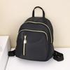 Mochila pequena, moderna e simples para mulheres, mochila casual popular no Instagram, mochila escolar pequena preta versátil para atividades ao ar livre, em promoção.