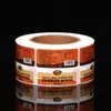 Rollos de Pegatinas Adhesivas PVC Impresión Publicitaria Pegatinas para Etiquetas de Alimentos Pegatinas Selladoras para Snacks de Intestino de Pescado Producción de Grado Alimentario