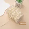 Papel de seda perolado espessado para embrulho de buquê de flores, materiais de embalagem de frutas, limpadores de cachimbo rosa para criação de ambiente de jardim de infância