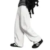 Pantalones de tala de algodón elástico de venta caliente para otoño, pantalones con remaches, nuevos pantalones de trabajo funcionales para hombre en blanco, gris y azul marino