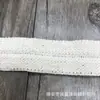 Ponto 3,5cm Algodão Branco Renda de Fio de Algodão Tecido Renda Roupas Feitas à Mão Acessórios Têxteis para Casa Atacado