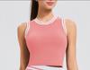 Top Deportivo Caijue con Almohadillas en el Pecho para Verano, Transpirable Casual para Bádminton, Ropa de Yoga, Chaleco Deportivo para Correr y Fitness para Mujer