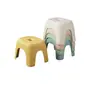 Taburete pequeño para uso doméstico, taburete bajo de plástico, antideslizante, resistente y duradero, adecuado para sala de estar, mesa de centro, taburete de baño para niños, banco, taburete de baño