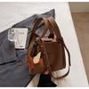 Bolsa Feminina de Balde Texturizada com Grânulos de Alta Qualidade 2025 Nova Bolsa Simples de Ombro de Mão Estilo Estrangeiro Bolsa Simples de Cesta de Legumes