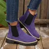 Botas Martin de ante para pareja otoño e invierno botas desierto casual retro de mujer botas de trabajo botas Chelsea cortas zapatos de caña alta para hombre
