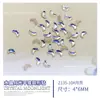 Accesorios de Diamante para Uñas Moonlight White Mini tamaño pequeño Mariposa de Cristal Amor Plano Diamante de Forma Especial Accesorios de Diamante para Uñas