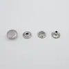 205 botão branco grande 10mm latão botão oculto roupas bolsas 203 jeans botão quatro em um acessórios redondos botões de metal