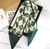 Bufanda Larga de Seda, Nuevo Estilo Primavera y Verano, Se Puede Combinar con Camisas, Usada como Cinta, Cinturón Multifuncional, Goma para el Cabello, Bufanda a la Moda y Versátil