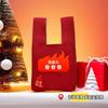 Bolsas de Regalo para Evento de Empresa 2026, Bolsas Tejidas Estilo Festivo para Mujer, Bolsos Rojos, Bolsas para Reunión Anual