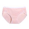 Menina colorida algodão cueca virilha algodão antibacteriano quadril respirável shorts cintura estudante cuecas de tamanho grande ponto atacado
