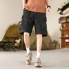 Pantalones Cortos de Trabajo Funcionales de Bolsillo Modelo 2026 para Hombre, Pantalones Exteriores de Pierna Recta Sueltos de Verano, Pantalones Cortos de Longitud Media para Hombre, Estilo de Verano