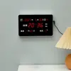 Reloj de Pared Calendario Perpetuo Chino Tradicional LED Reloj Multifuncional con Temperatura Hogar Sala de Estar Dormitorio Calendario Reloj Electrónico