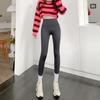 Calças de Tubarão Sem Costuras Estranhas para Mulheres, Novo Estilo Inverno 2026, Forradas com Lã e Espessadas Calças Barbie, Leggings Justas para Yoga