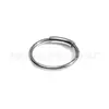 Anillo de nariz redondo de acero inoxidable de línea redonda europeo y americano, piercing corporal falso de tabique, joyería, accesorios corporales colgantes, fabricantes, venta al por mayor